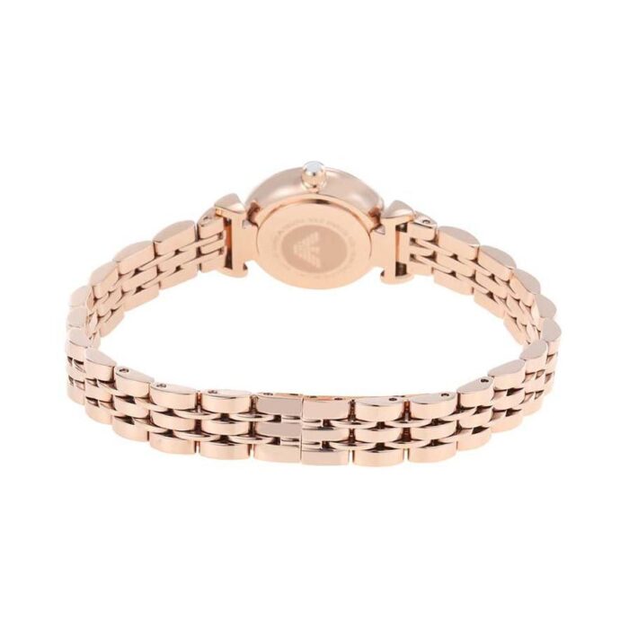 Emporio Armani Ladies Gianni T-Bar Rose Gold Watch - AR11203 - Image 2